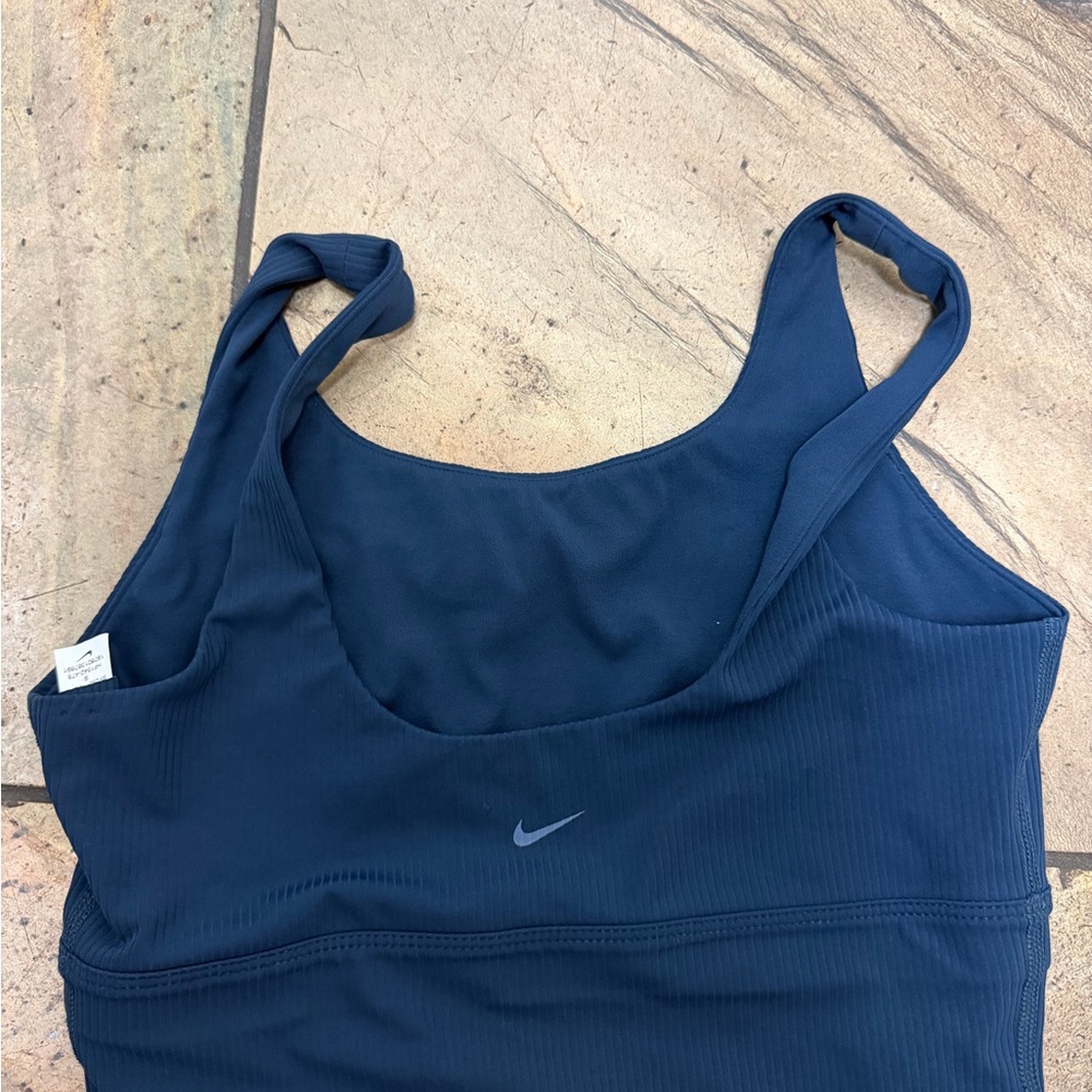 Nike Women's Dark Blue One Piece Swimsuit